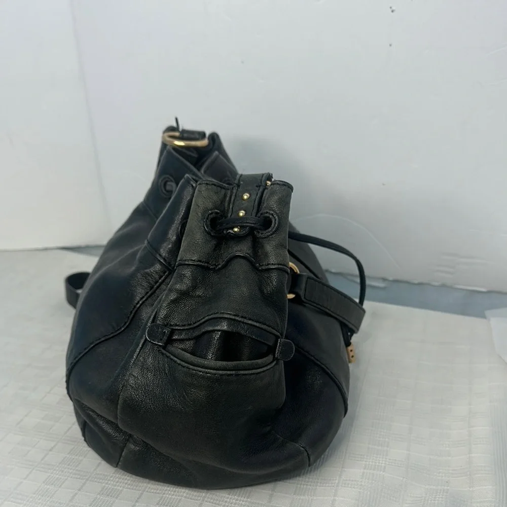 Vintage Juicy Couture, black, soft, leather bag
